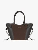 Braune Handtasche in einer einzigartigen Form