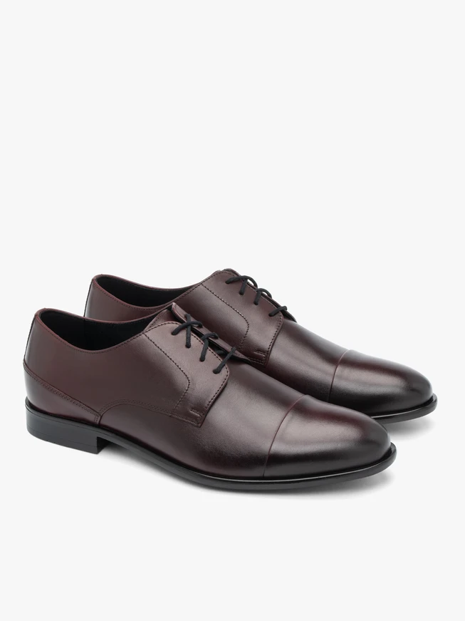 Kastanienbraune formelle Halbschuhe
