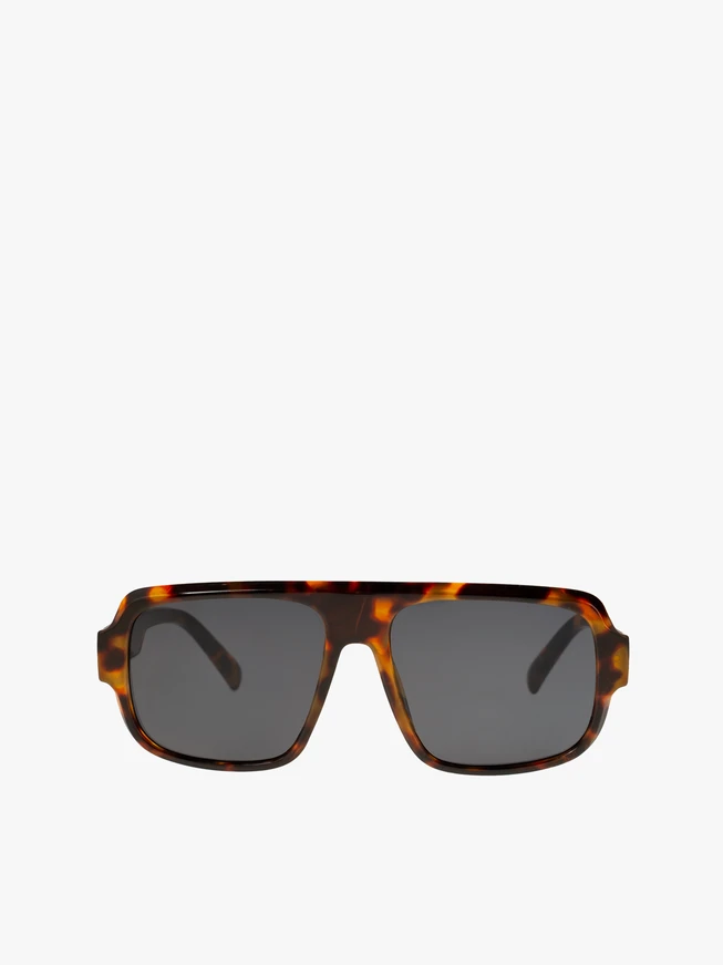 Okulary przeciwsłoneczne unisex z oprawkami w panterkę