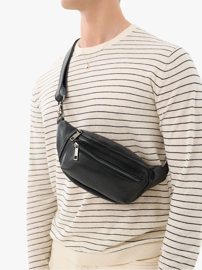 Schwarzes Leder Niere