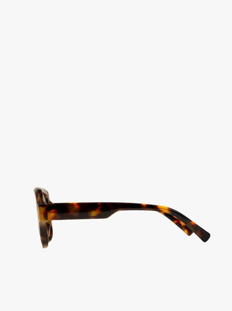 Okulary przeciwsłoneczne unisex z oprawkami w panterkę