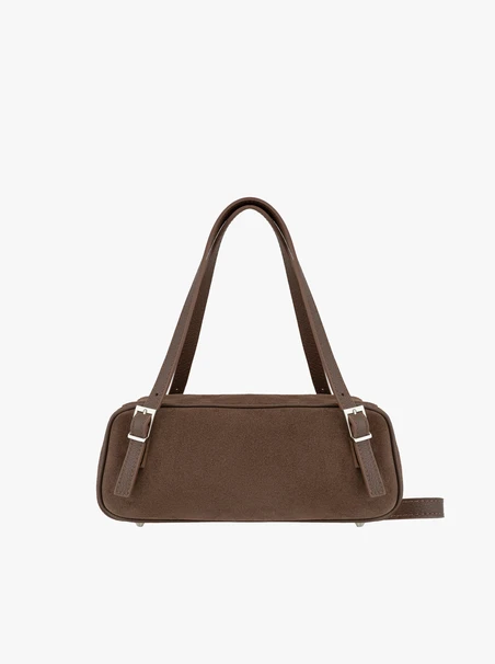 Braune kleine elegante Handtasche