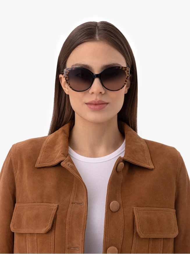 Women's Cat-Eye Sunglasses with Tortoiseshell Frames