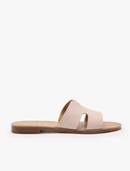 Beige H slides