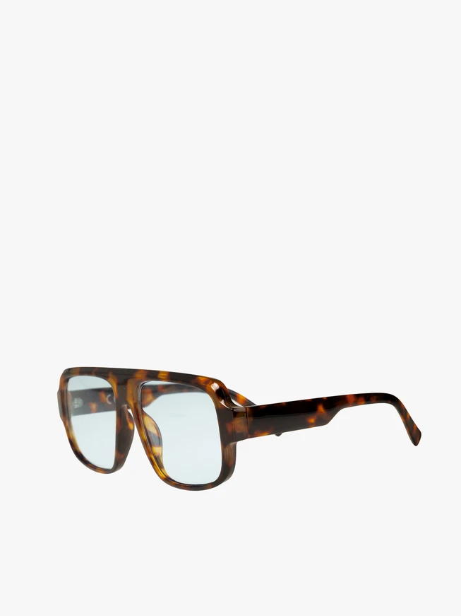 Okulary unisex z oprawkami w panterkę