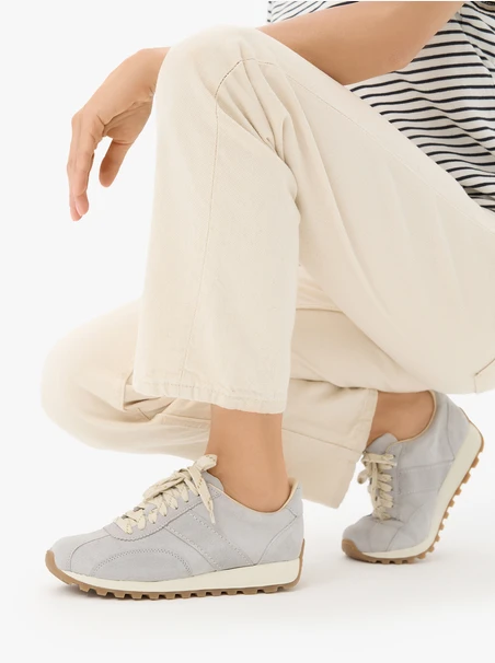 Grey Women’s Suede Sneakers