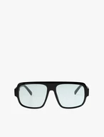 Unisex Black Glasses with Light Blue Lenses