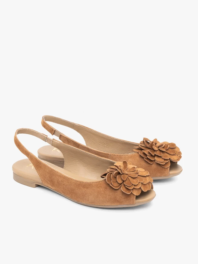 Rote Blumenballerinas