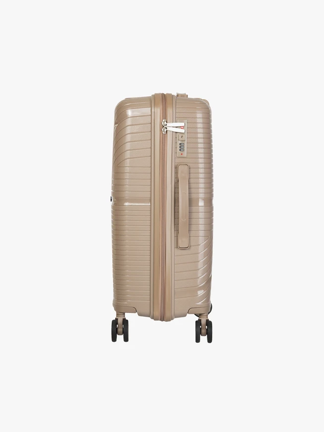 Hard Suitcase M Beige 62L