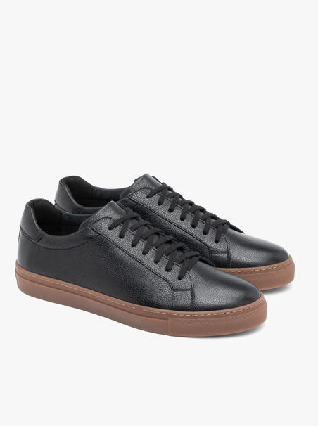 Black sports half shoes