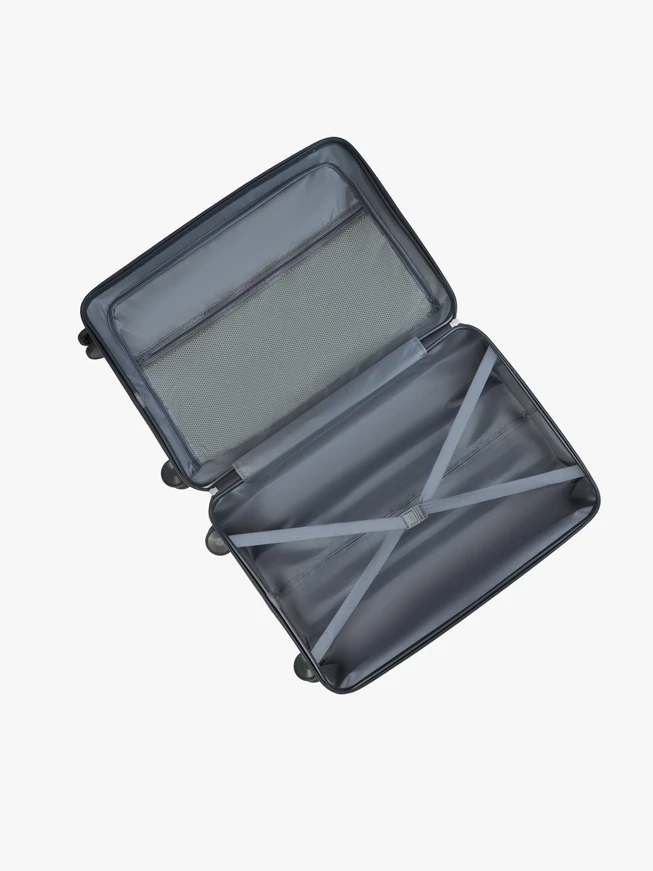 Hard Suitcase S Grey 36L