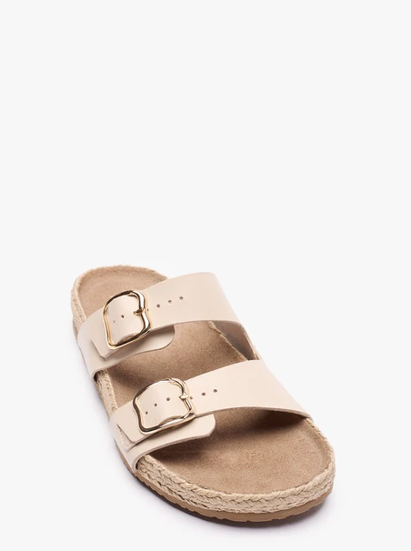 Beige Women's Slides