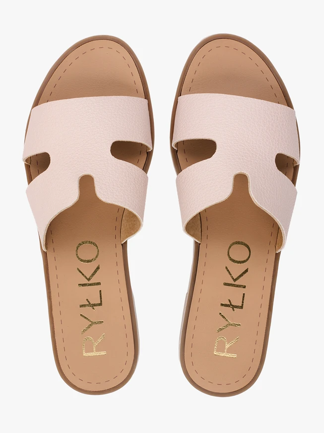 Beige H-Flip-Flops