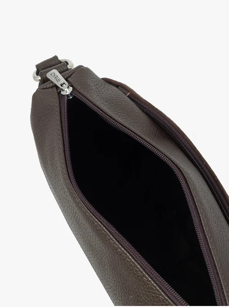 Dark brown handbag