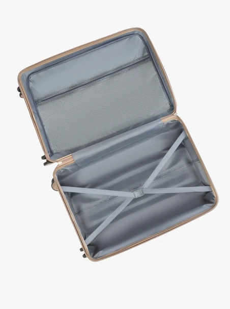 Hard Suitcase L Beige 100L
