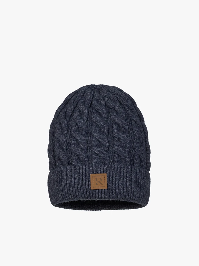 Women's Hat and Scarf Set Navy