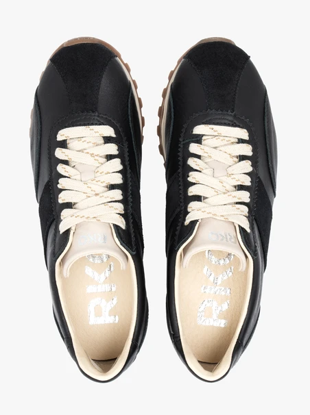 Black Sporty Lace-Up Shoes