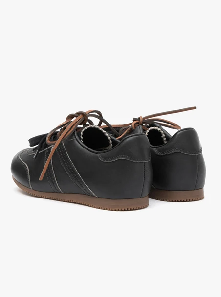 Black, shaded athletic shoes