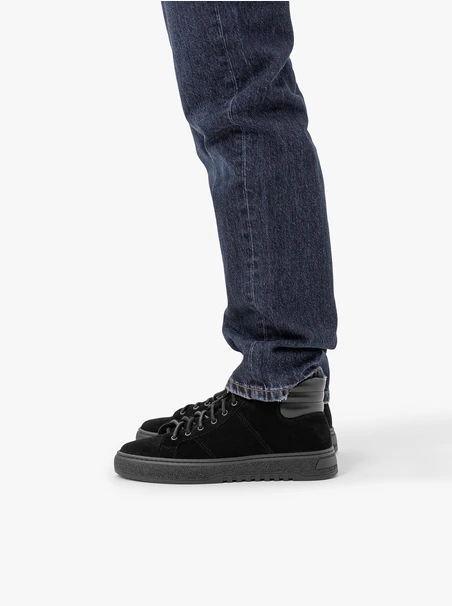 Black sports sneakers