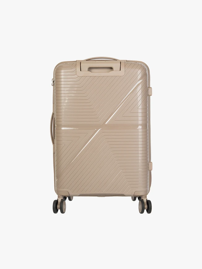 Hard Suitcase M Beige 62L