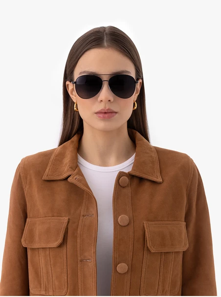 Okulary przeciwsłoneczne unisex aviator z cieniowanymi szkłami