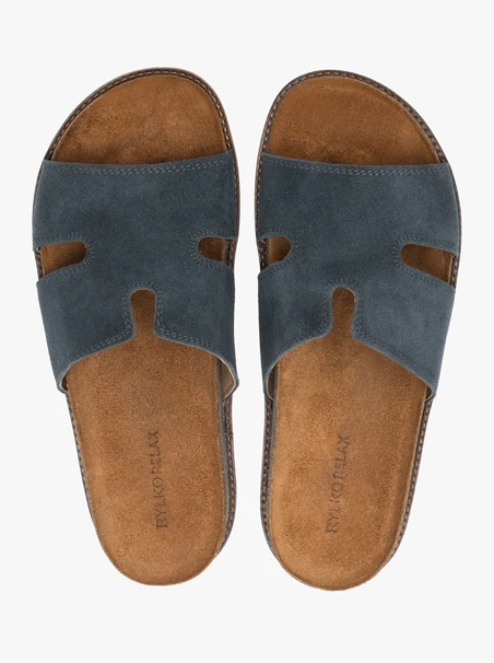 Marineblaue Flip-Flops