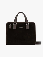 Brown leather briefcase