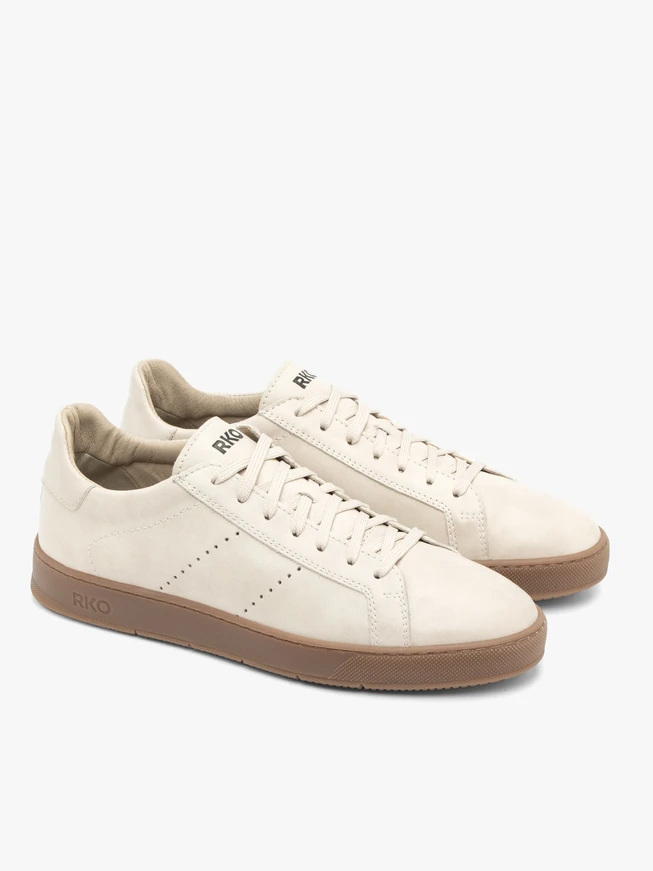 Beige Men’s Sport Lace Shoes