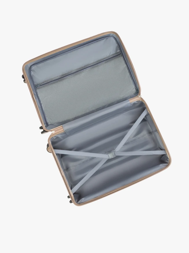 Hard Suitcase M Beige 62L