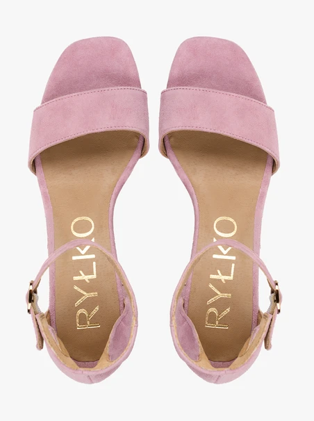 Light Pink Sandals 5.5 cm Heel