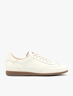 Halbschuhe aus weißem Leder für den Sport