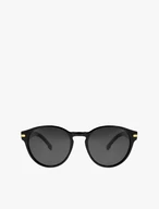 Women's Black Sunglasses with Round Frames
