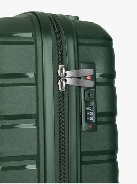 Grüner Hartschalenkoffer S 36 l