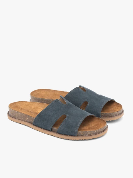Marineblaue Flip-Flops