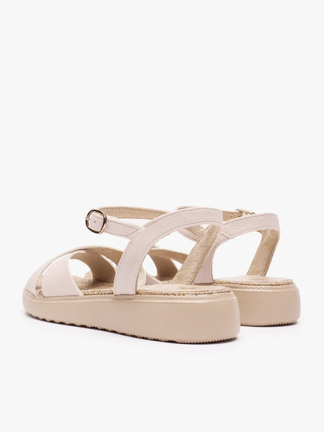 Beige Sandalen