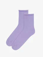Purple cotton socks