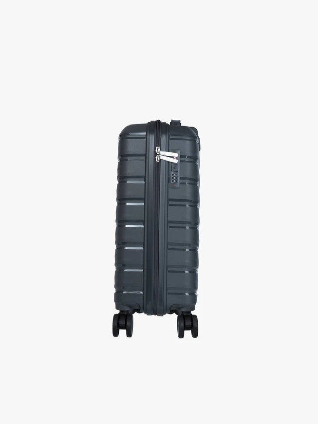 Hard Suitcase S Grey 36L