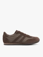 Brown Lace-Up Sporty Shoes