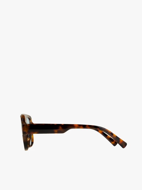 Okulary unisex z oprawkami w panterkę