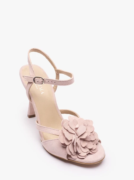 Light Pink Sandals with High Heel