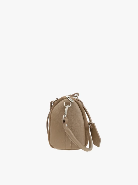 Beige mittelgroße Handtasche