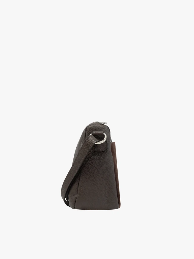 Dark brown handbag