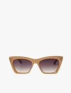 Women's Sunglasses with Light Frames and Dark Lenses