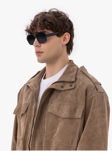 Okulary przeciwsłoneczne unisex czarne z polaryzacją