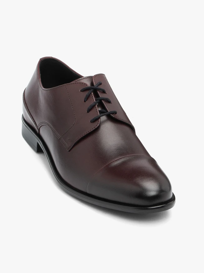 Kastanienbraune formelle Halbschuhe