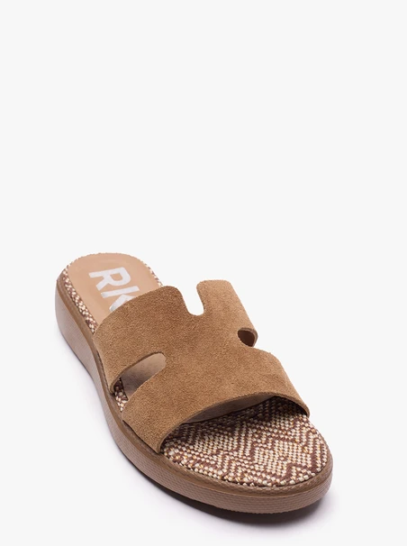 Dark Beige Women's Slides