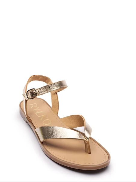 Platinum Flip-Flops