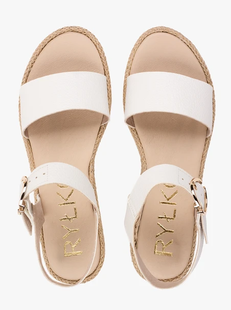 White Sandals with Buckle