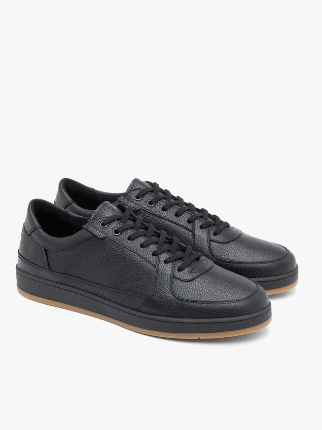 Black sports half shoes