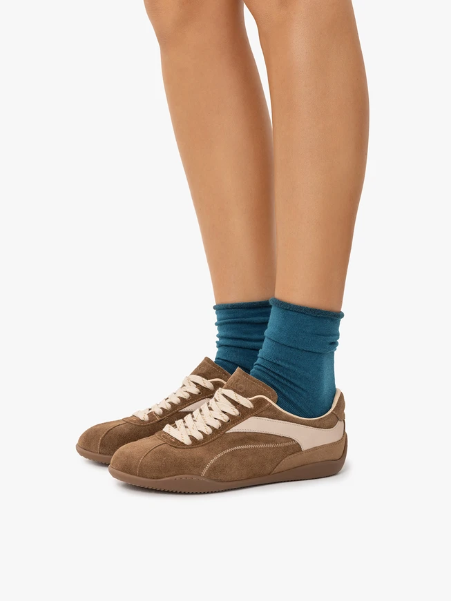 Dark green cotton socks
